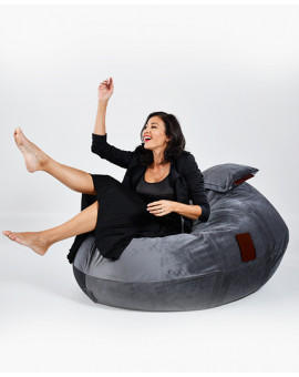 Sedací vak Cocoon XXL Luxury Grey | Wegett