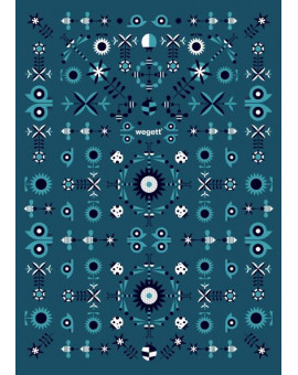 Sedací vak Cocoon XXL Garden Blue | Wegett